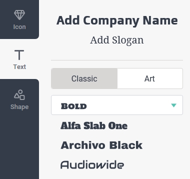Classic Text Classic Text