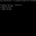 Choose Display Resolution