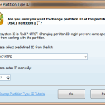 Change Partition Type ID - MiniTool Partition Wizard Pro 8