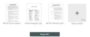 Merge PDF with SmallPDF